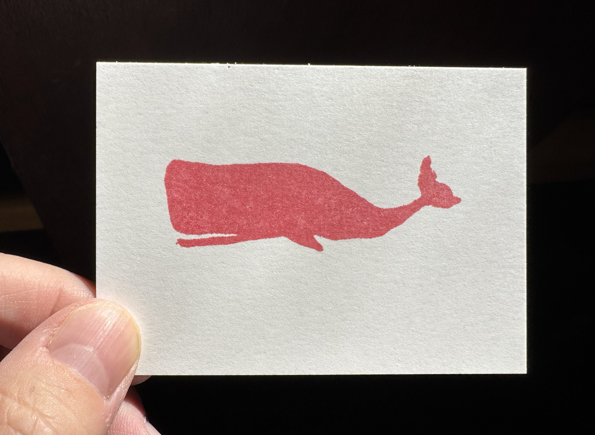 The Whale mini print